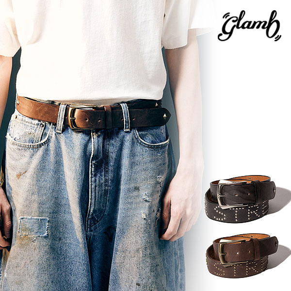 2025 冬 先行予約 11月下旬～12月上旬入荷予定 glamb グラム Killer Street Studs Belt キラーストリートスタッズベルト ベルト 送料無料 キャンセル不可