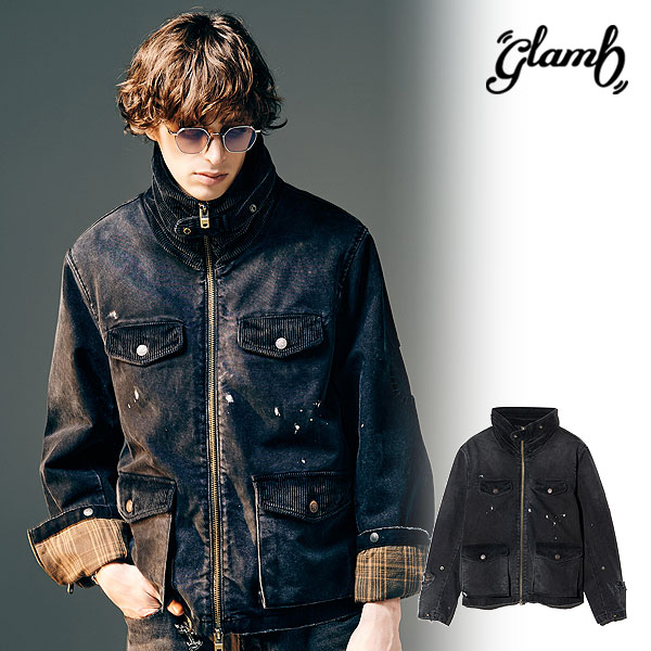glamb グラム Snow Wash M-65 スノーウォッシュM-65 ジャケット 送料無料