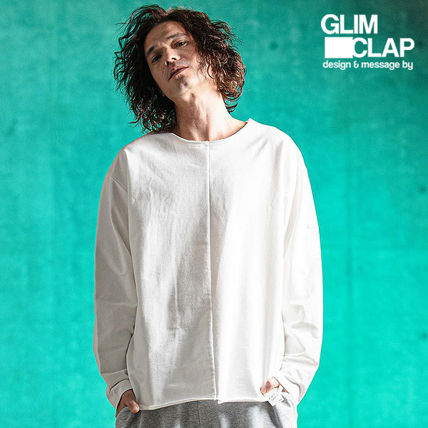 GLIMCLAP グリムクラップ Boxy silhouette long sleeve T-shirt メンズ Tシャツ 送料無料｜ＡＲＴＩＦ