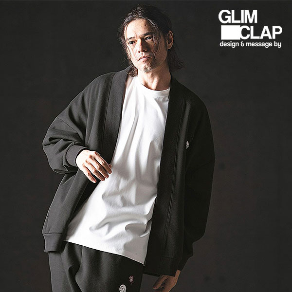 2026 春夏 1st 先行予約 2月上旬～中旬入荷予定 GLIMCLAP グリムクラップ Pique Fabric Minimal Cardigan メンズ カーディガン 送料無料 キャンセル不可