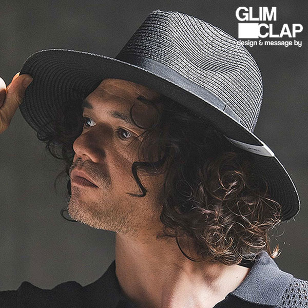 2026 春夏 2nd 先行予約 6月中旬～下旬入荷予定 GLIMCLAP グリムクラップ Wide Brim Straw Hat メンズ ハット 送料無料 キャンセル不可｜ＡＲＴＩＦ