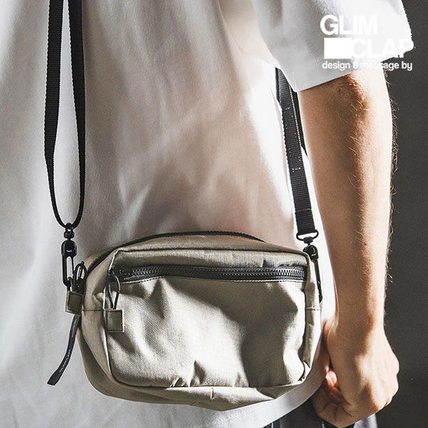 2026 春夏 2nd 先行予約 5月下旬～6月上旬入荷予定 GLIMCLAP グリムクラップ Nylon Fabric Compact Body Pack メンズ ボディパック 送料無料 キャンセル不可