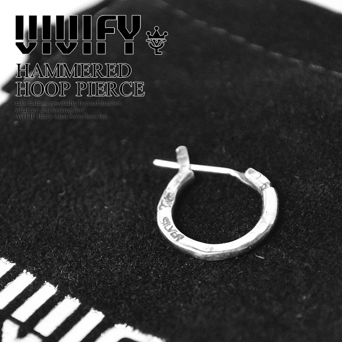 80%OFF!】 VIVIFY Hammered Hoop pierce 2個セットVFP-091