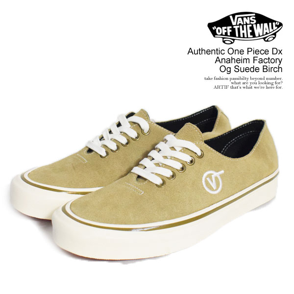 30％OFF SALE セール VANS バンズ Authentic One Piece Dx Anaheim Factory Og Suede Birch メンズ スニーカー シューズ オーセンティック 送料無料 ストリート画像