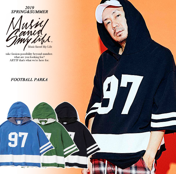 50％OFF SALE セール M.S.M.L エムエスエムエル FOOTBALL PARKA メンズ パーカ 送料無料 ストリート