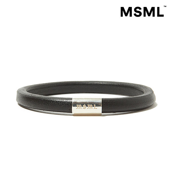 2026 春夏 メーカー取り寄せ対応 MSML エムエスエムエル LOVE/LIVE LEATHER BRACELET ブレスレット 送料無料 キャンセル不可｜ＡＲＴＩＦ 9,653円
