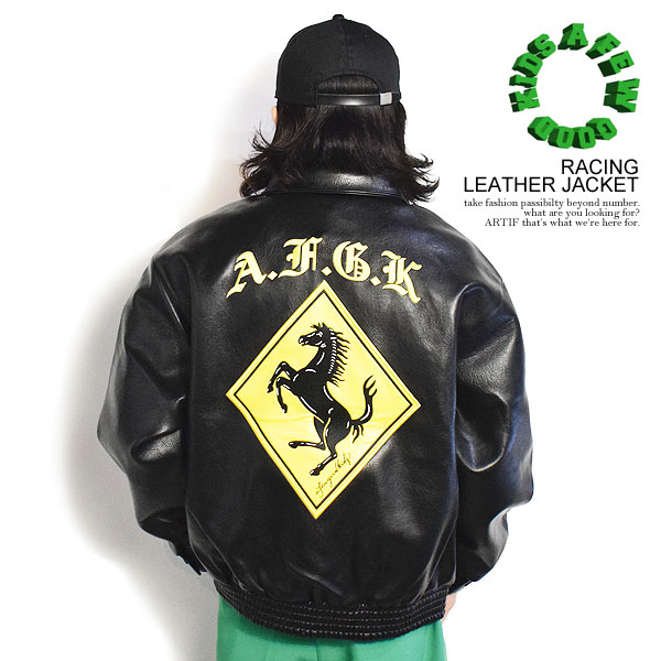 最安値に挑戦 A FEW GOOD KIDS アフューグッドキッズ RACING LEATHER