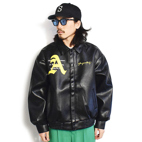 A FEW GOOD AFGK JACKET KIDS LEATHER RACING アフューグッドキッズ