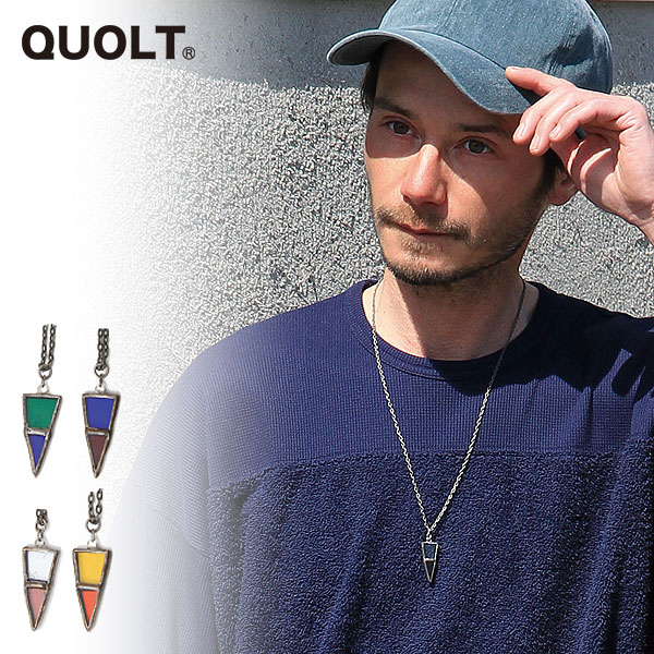 QUOLT クオルト STAINED-GLASS NECK-LACE メンズ ネックレス 送料無料 ストリート