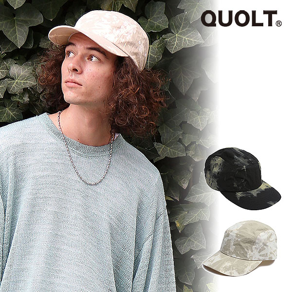 2026 春 先行予約 3月上旬～中旬入荷予定 QUOLT クオルト DISCHARGE CAP メンズ キャップ 送料無料 キャンセル不可