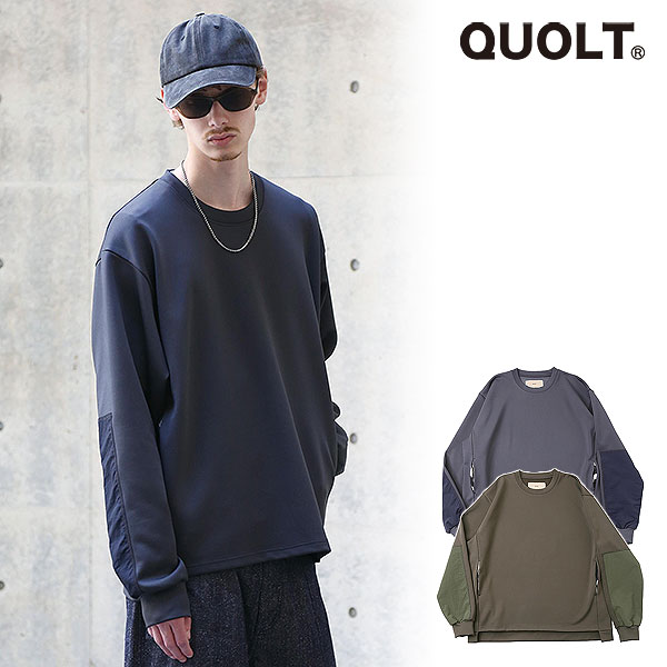 2026 秋冬 先行予約 9月上旬～中旬入荷予定 QUOLT クオルト ELBOW CUTSEW メンズ カットソー 送料無料 キャンセル不可｜ＡＲＴＩＦ