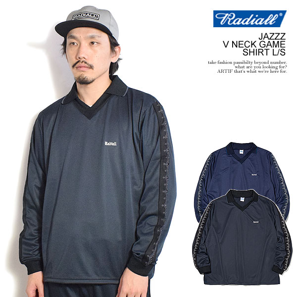 30％OFF SALE セール RADIALL ラディアル JAZZZ - V NECK GAME SHIRT L/S radiall メンズ シャツ 長袖 ゲームシャツ メッシュジャージ 送料無料 ストリート｜ＡＲＴＩＦ