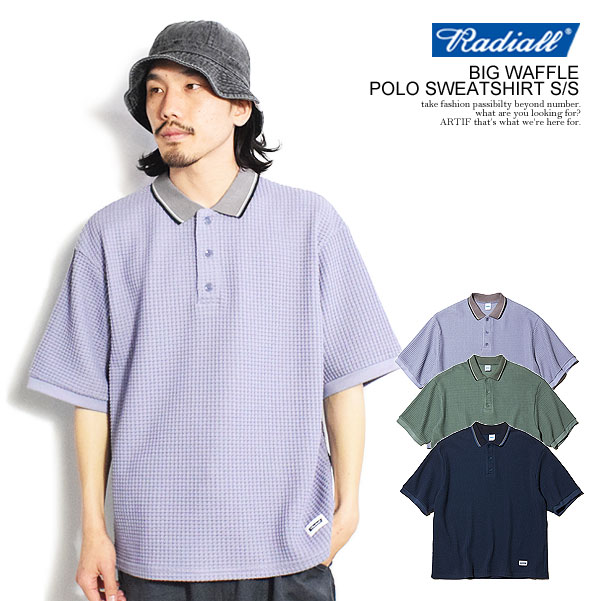 トップス RADIALL MODELO POLO SWEATSHIRT RADIALL MODELO POLO SWEATSHIRT メンズ