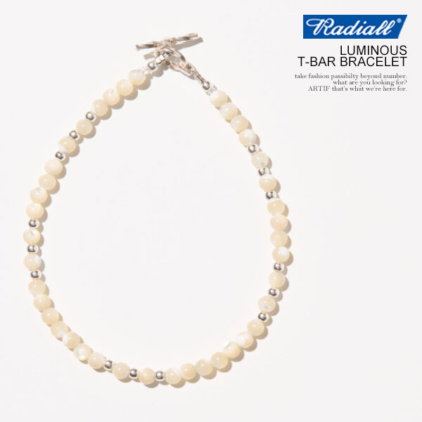 RADIALL ラディアル LUMINOUS - T-BAR BRACELET radiall メンズ ブレスレット ビーズブレスレット パール 送料無料 ストリート｜ＡＲＴＩＦ
