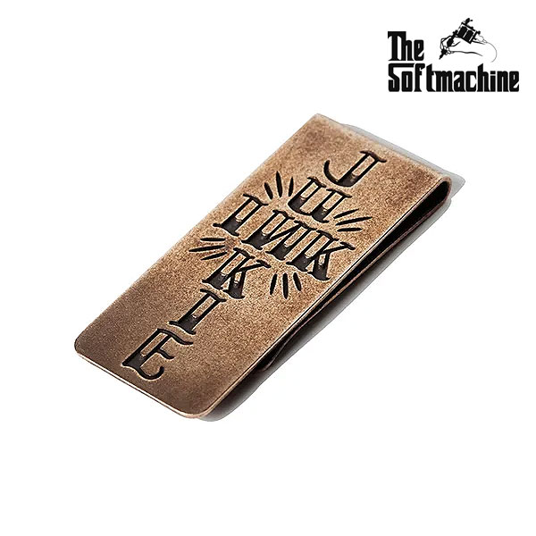 【受注生産商品 (3週間～1ヶ月)】 SOFTMACHINE ソフトマシーン INK JUNKIE MONEY CLIP メンズ マネークリップ 送料無料 キャンセル不可｜ＡＲＴＩＦ 10,582円