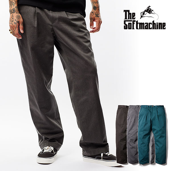 2026 春夏 先行予約 4月～5月入荷予定 SOFTMACHINE ソフトマシーン EDWARD PANTS (WORK PANTS) メンズ パンツ 送料無料 キャンセル不可