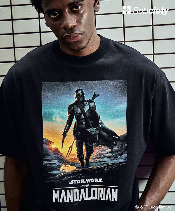 STAR WARSコレクション 先行予約 7月下旬入荷予定 SUBCIETY サブサエティ 『STAR WARS / The Mandalorian』 / tee メンズ Tシャツ スターウォーズ 送料無料 ストリート キャンセル不可｜ＡＲＴＩＦ