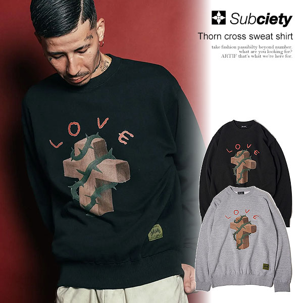楽天市場】SUBCIETY サブサエティ GLORIOUS SWEATER subciety メンズ