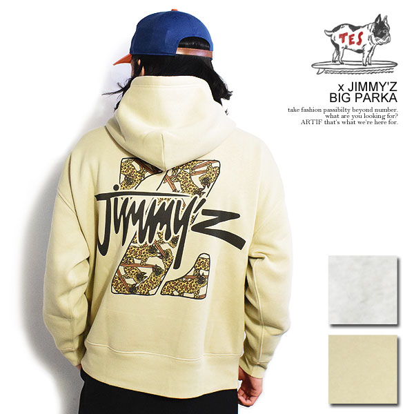 The Endless Summer エンドレスサマー TES x JIMMY'Z BIG PARKA メンズ パーカー プルオーバー コラボ 送料無料 ストリート｜ＡＲＴＩＦ 12,848円