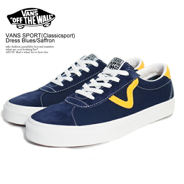 気質アップ Vans バンズ Vans Sport Classicsport Dress Blues Saffron メンズ スニーカー 靴 シューズ ヴァンズスポーツ ヴァンズ 送料無料 ストリート おしゃれ かっこいい カジュアル ファッション Vans ヴァンズ 正規品 正規取扱店 新着商品 Fcipty Com
