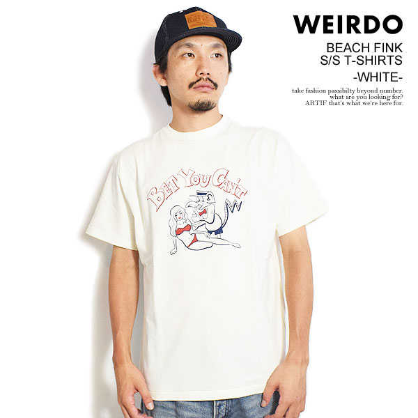 Weirdo ボウリングシャツ ホワイト/オレンジ 楽天市場】WEIRDO ウィアード / 「WEIRDO HUT - RINGER T-SHIRTS