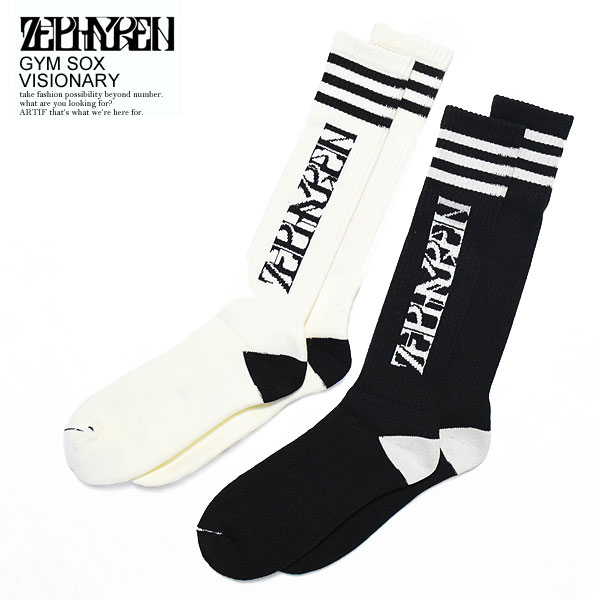 楽天市場 Zephyren ゼファレン Gym Sox Visionary メンズ 靴下 ソックス ロング ライン アクセサリー おしゃれ かっこいい カジュアル ファッション ストリート Zephyren メール便可 ａｒｔｉｆ