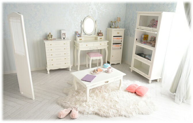 創業祭 8 11まで ガーリープリンセス センターテーブル おしゃれ 引き出し 木製 北欧 白 収納 ロココ調 アンティーク調 ヨーロピアン フレンチスタイル 白家具 姫系 かわいい 一人暮らし リボン Onpointchiro Com