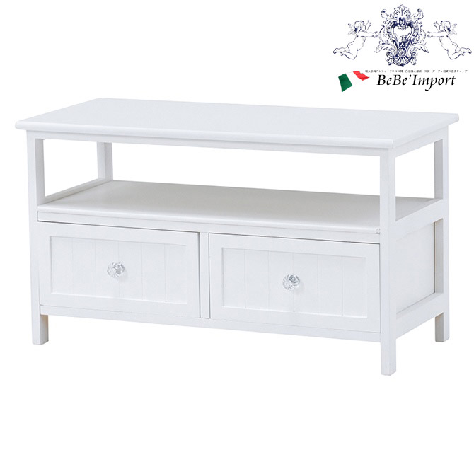 楽天市場】【創業祭☆8/3まで】 TV台 ホワイト（幅72cm