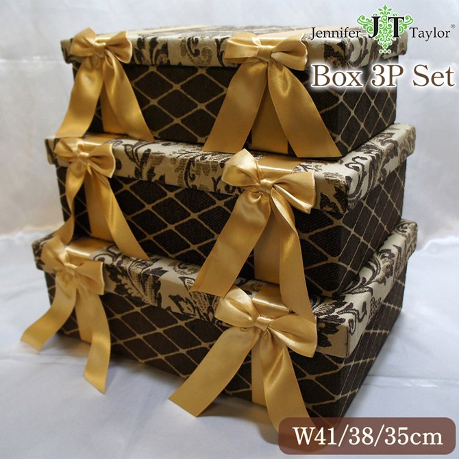 10%OFFクーポン配布! BOX3Pセット Broderick Jennifer Taylor ジェニファーテイラー 【 ロココ調 アンティーク調 ヨーロピアン クラシック インテリア 雑貨 ファブリック デザイン 】|輸入家具専門店アートイタリア