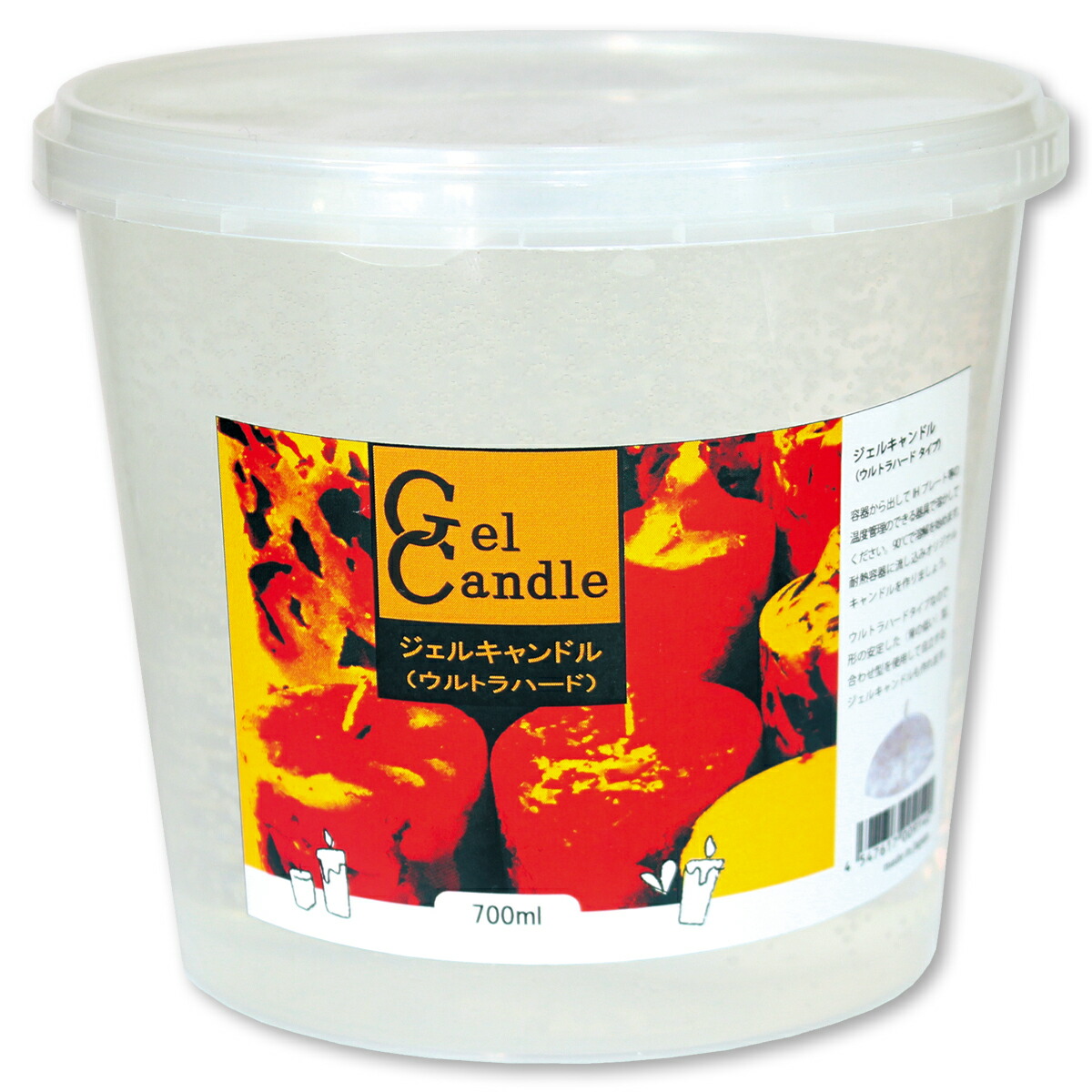 楽天市場】透明 ジェルキャンドル ノーマル 600g 【 透明 クリア