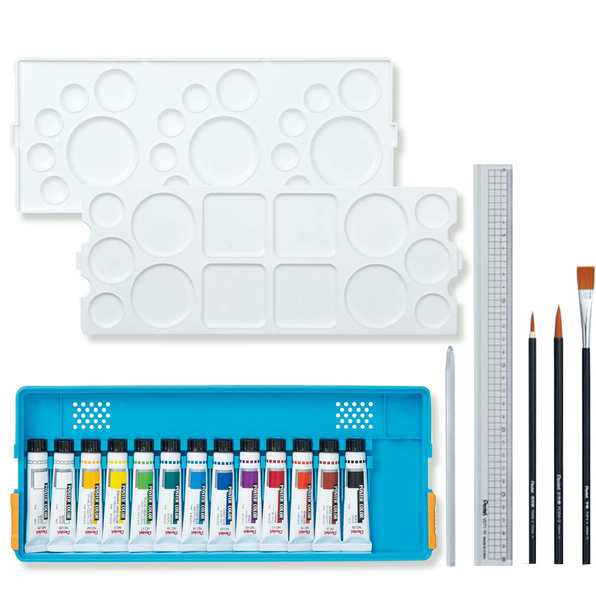 楽天市場】ターレンス ポスターカラー フルセット TPN-EZ 【 入学 準備