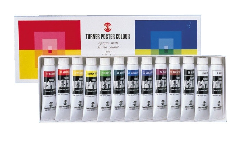 TURNER COLOUR - 新品未使用！ターナー 三原色カラー 36セット 三原色カラー耐水性絵具(3色セット)商品詳細ぺージ | ターナー