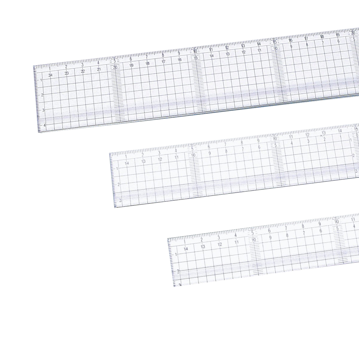 楽天市場 カッティング定規 アクリル製 方眼 溝付 500mm 製図 定規 溝 直 デザイン 物差し 画材 ものづくりのアートロコ
