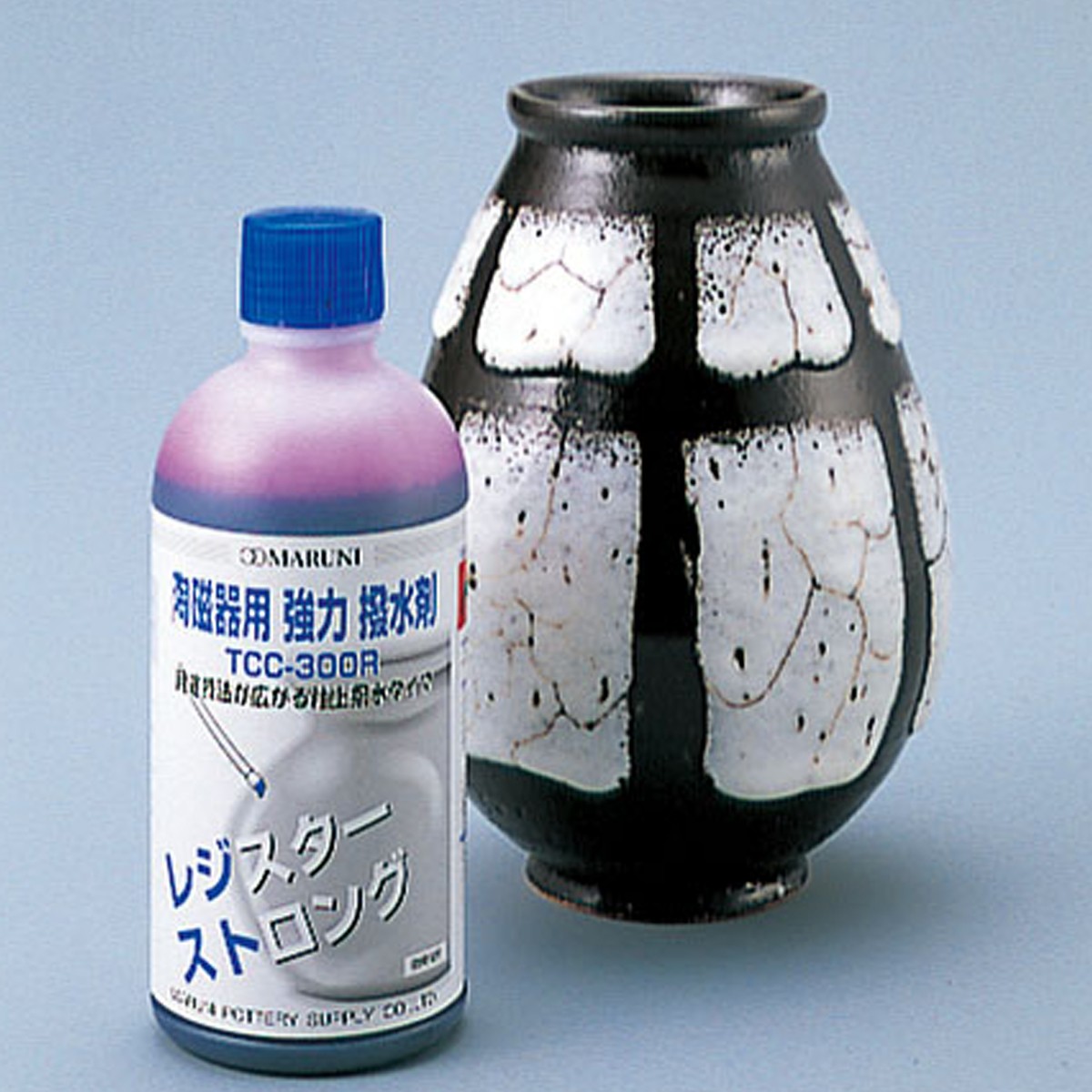 強力撥水剤 レジスター ストロング 1L 【 陶芸 粘土 絵付け 釉薬 釉抜き剤 】