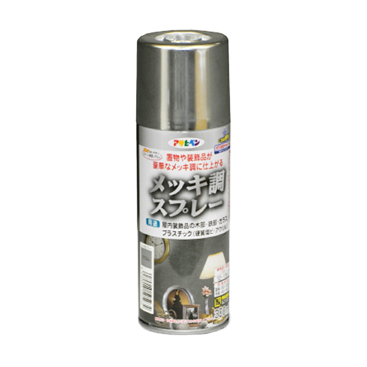 楽天市場】アサヒペン 特殊塗料 メッキ調スプレー 真ちゅう色