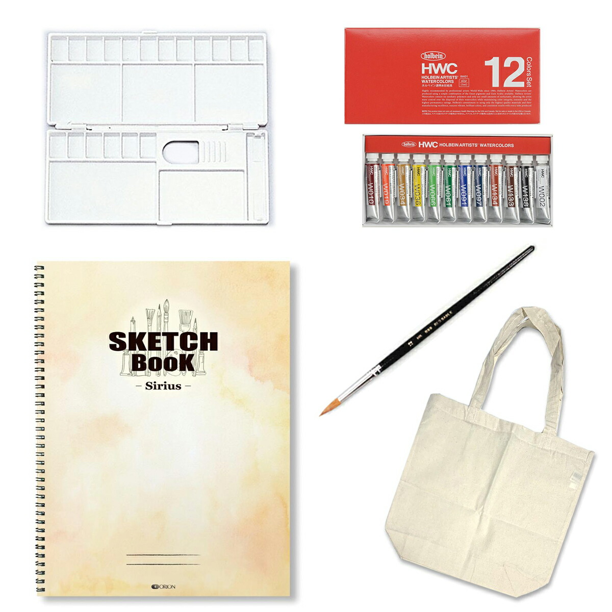 楽天市場】マルマン ヴィフアール 水彩画 スターターキット ブラック