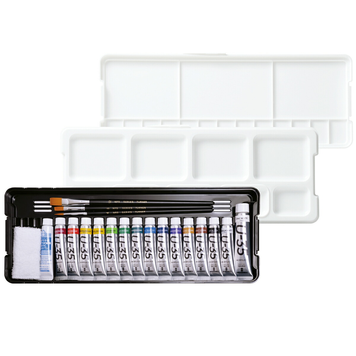【2セット】新品 未使用 ターナー アクリル絵具 U-35 24色セット20ml 楽天市場】U-35 20ml 24色セット 2024C ターナー ACRYLICS