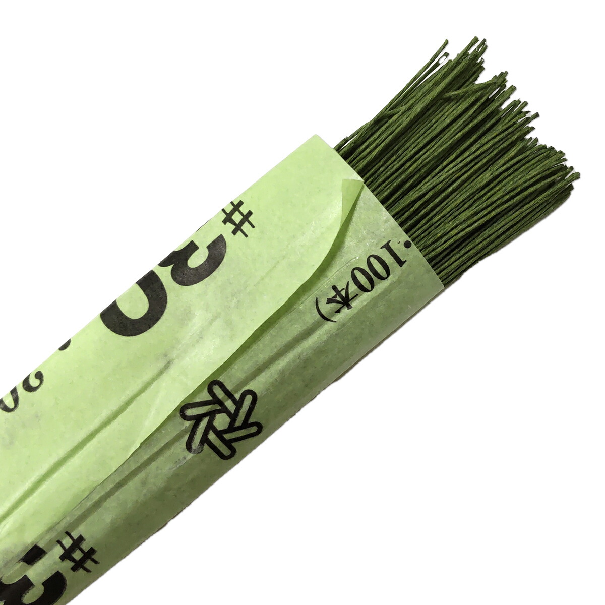 【新品】地巻きワイヤー 72cm #24 グリーン 1袋 ロングワイヤー 地巻ワイヤー ＃２４ グリーン線（袋） : ＮＡＮＯ