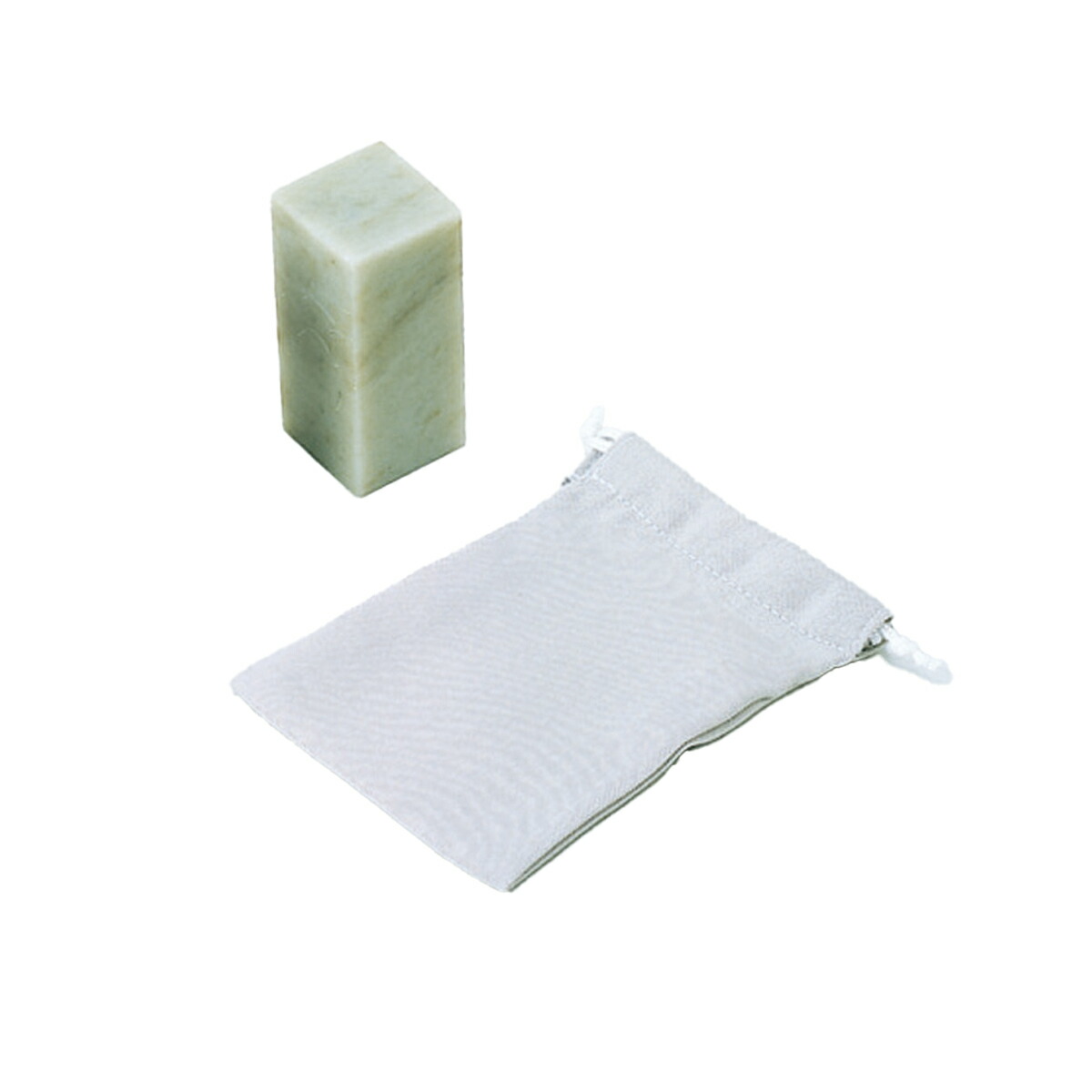 楽天市場】＜当店オリジナル＞ 布袋付き 印材セット 遼凍石 12mm角