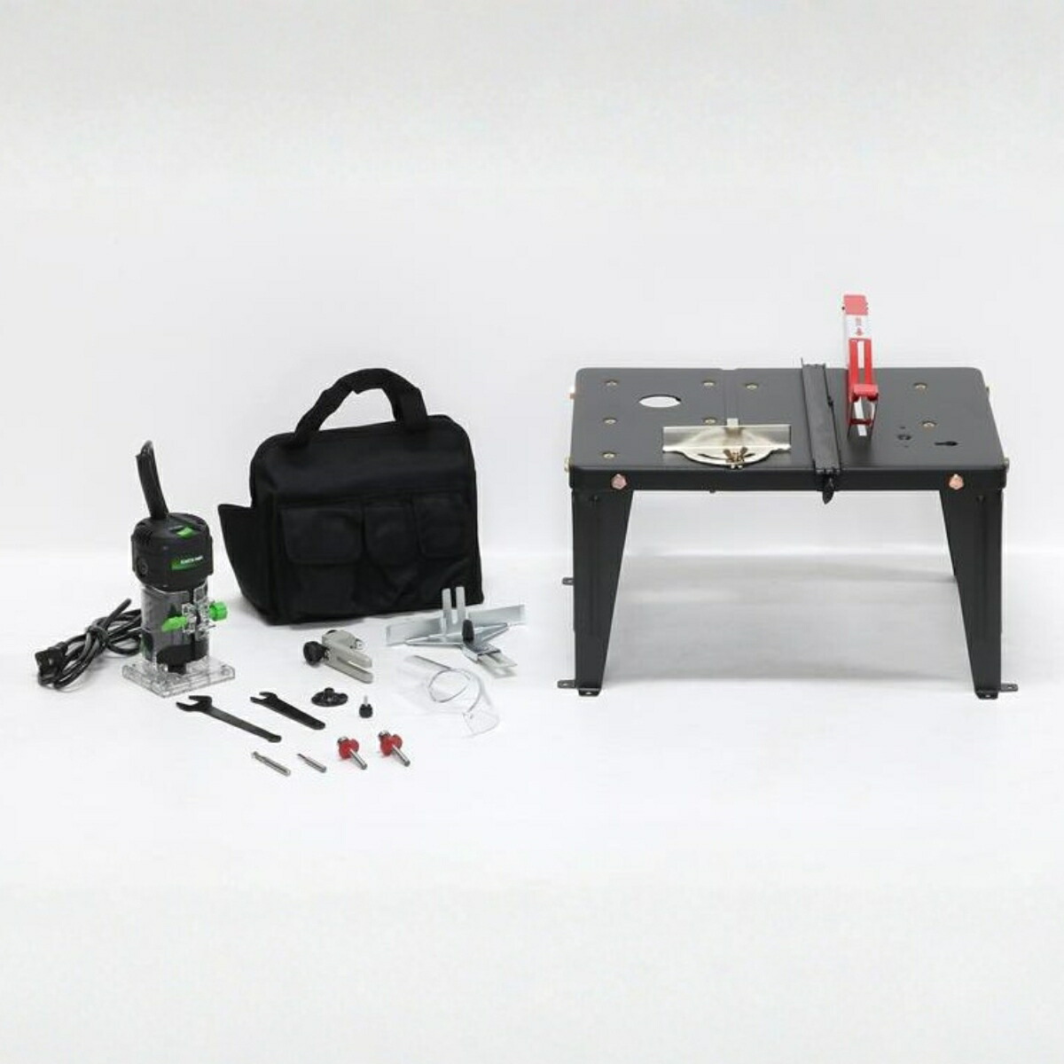 トリマー TR-100型 ビット4種・スタンド付 【 木工 木材 セット トリマー加工 】