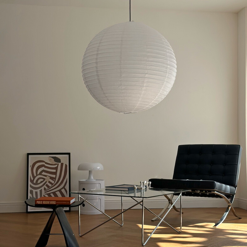 楽天市場】生成り色 Rice Paper Shade Medium 50cm 和紙 ペンダント