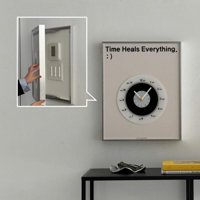 楽天市場】ニュアンス バイカラー 掛け時計 静音【ART OF BLACK