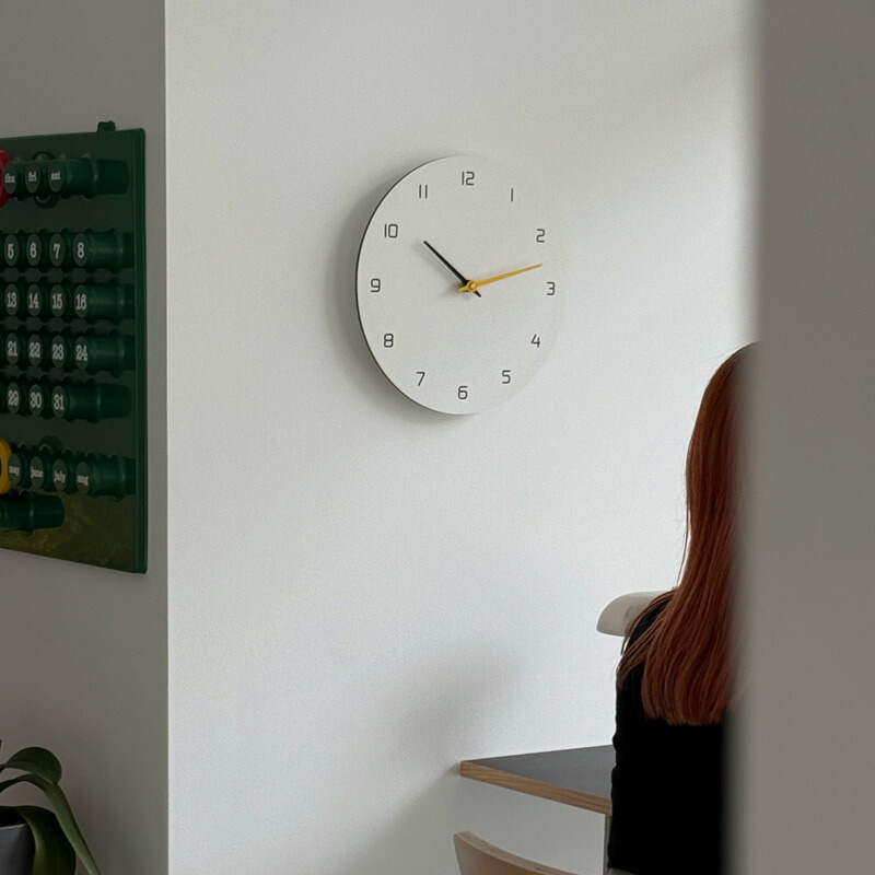 楽天市場】ニュアンス バイカラー 掛け時計 静音【ART OF BLACK