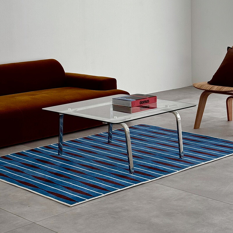 IKEA/イケア/通販]VINDUM ヴィンドゥム ラグ パイル長, ブルーグリーン