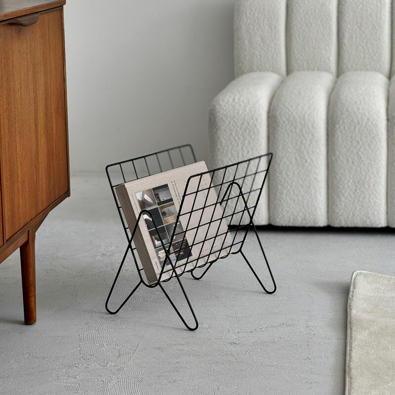 楽天市場】本革 ステンレス 折り畳み マガジンラック【ART OF BLACK