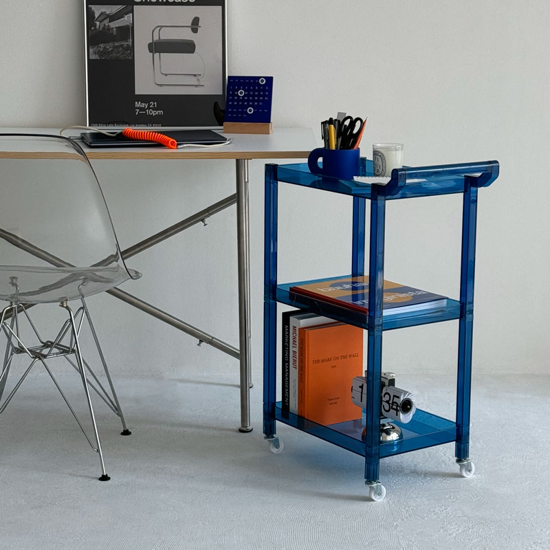 楽天市場】シルバー スタンド付き スチールメッシュ 3段ラック【ART OF