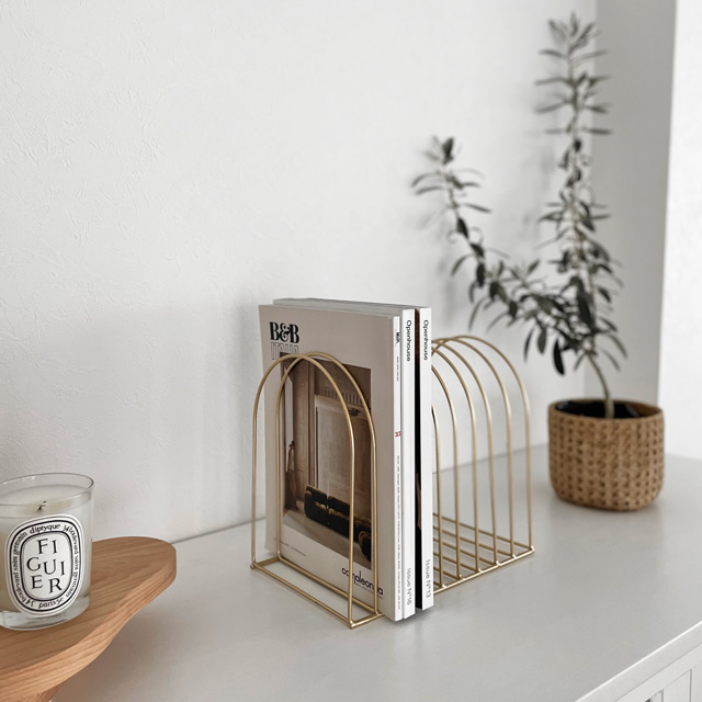 楽天市場】square line アイアン ブックスタンド 2個セット 【ART OF