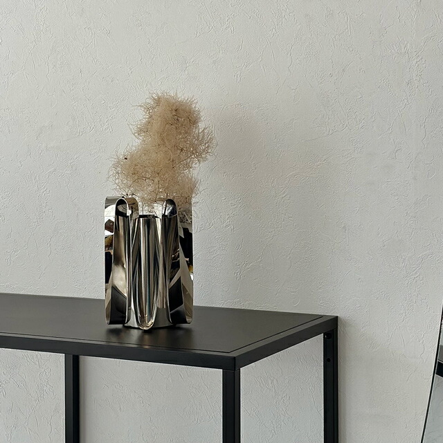 楽天市場】ステンレス 山型 フラワーベース 花瓶【ART OF BLACK