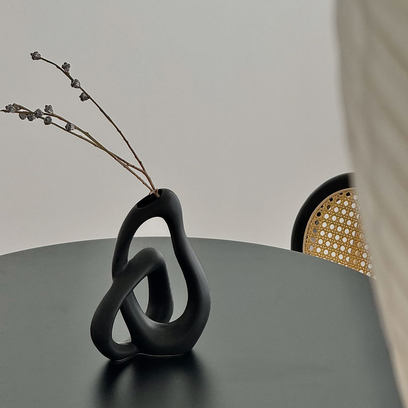 ART OF BLACK wood textureフラワーベース flowervase-03309-1.jpg