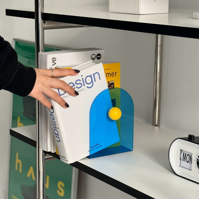 楽天市場】シルバー スチール ブックスタンド マガジンラック【ART OF